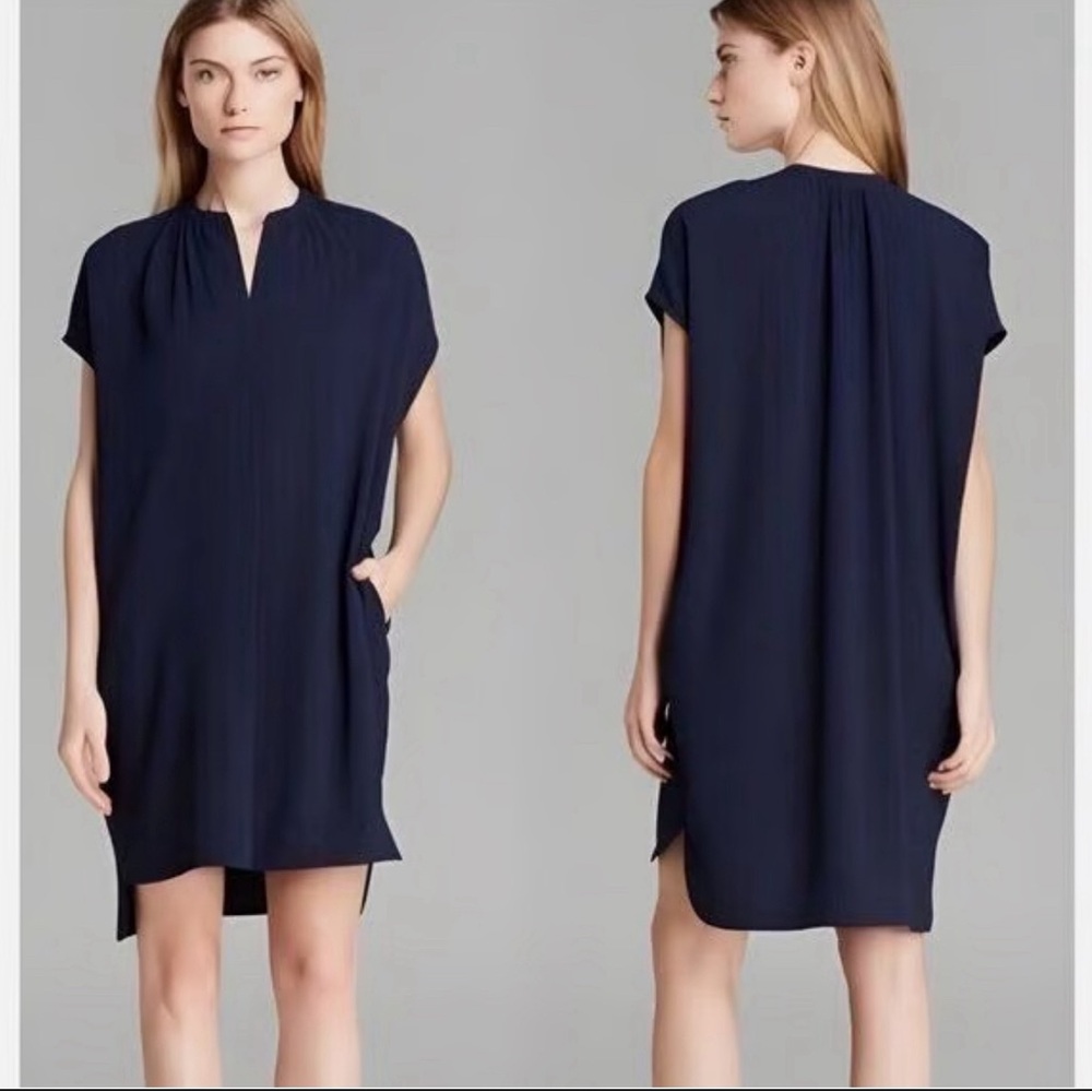 Vince Popover Tunic  Shift Dress Shift Dress L